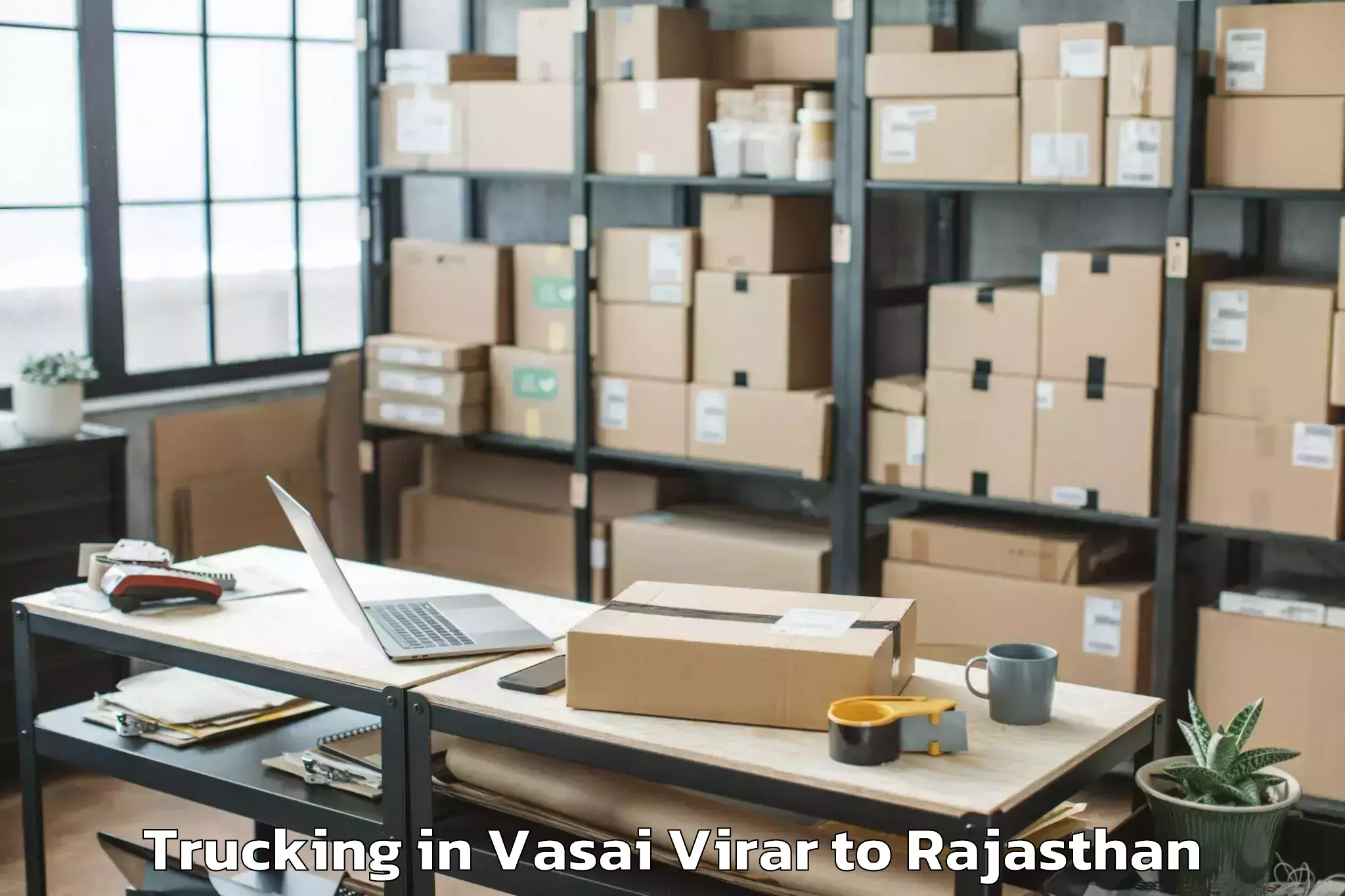 Top Vasai Virar to Sojat Trucking Available